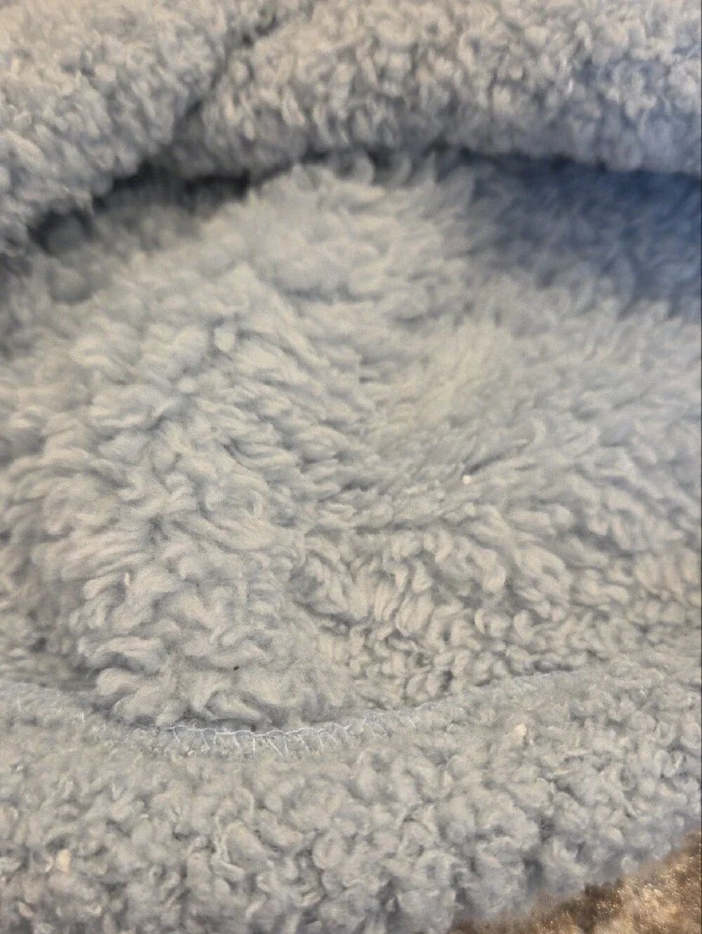 Light Blue Plush Dog Sweater - Cozy Sherpa Pet Sweater